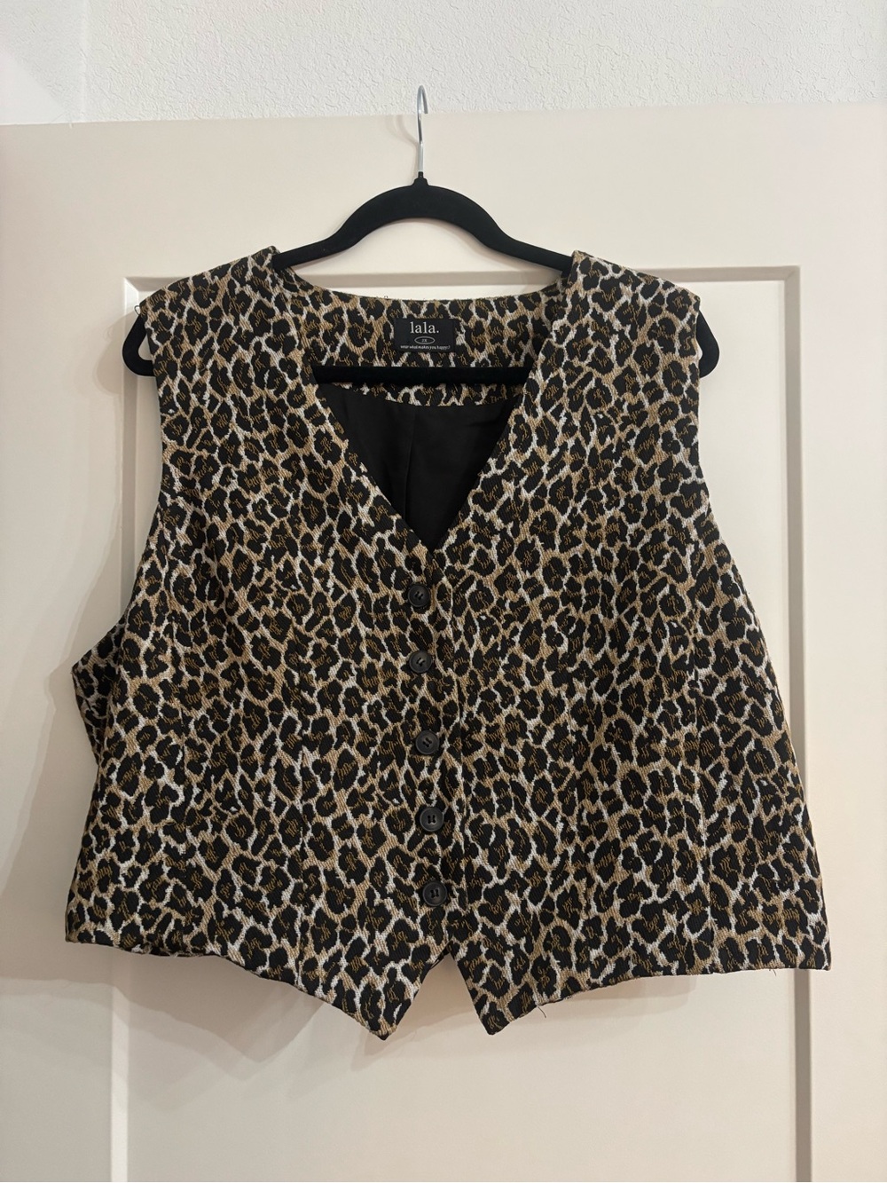 Dressed In Lala: Animal/Leopard Print Button Vest